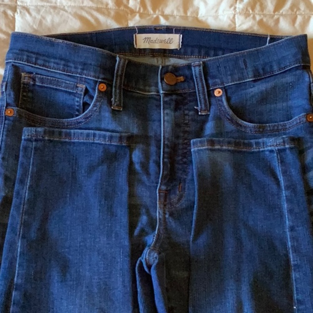 Madewell high rise dark wash denim, size 27